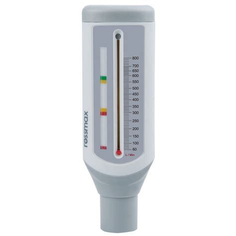 Fluids measured include liquids, gas, and vapor. Rossmax Adult Peak Flow Meter - Medigenix