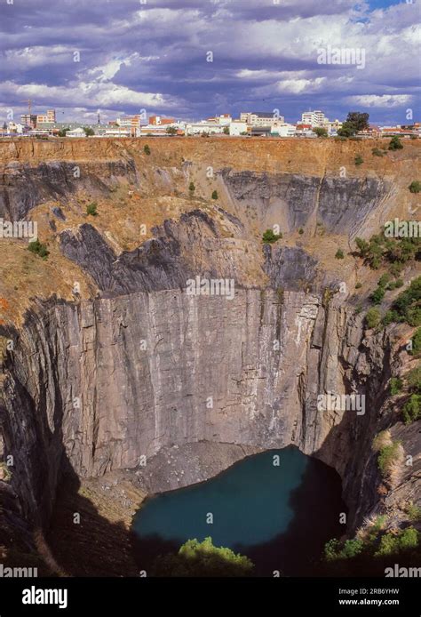 The Big Hole In Kimberley In South Africa Is An Open Pit And