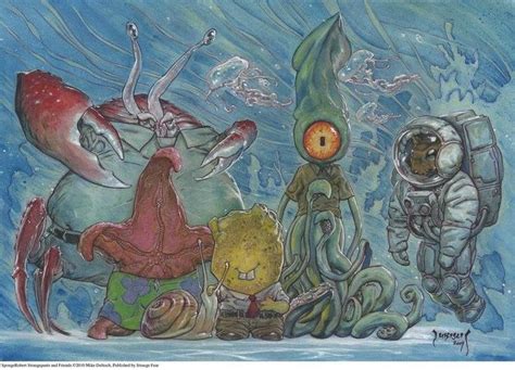 Realistic Spongebob Spongebob Painting Pop Culture Art Spongebob