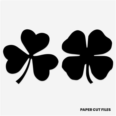 Shamrock Clipart Free Svg And Png Papercut Files