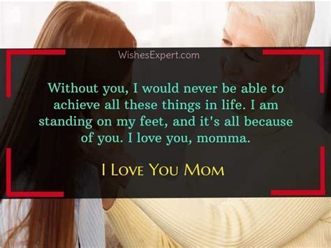 50 Best I Love You Mom Messages And Quotes Wishes Expert