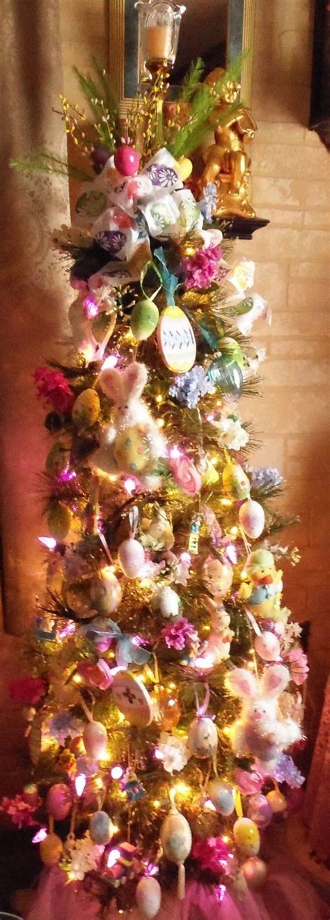Christmas trees were introduced into the uk in 1800 by queen charlotte, the german wife of george iii. CHRISTMAS TREE~Spring/Easter tree | Spring easter decor ...