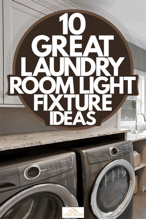 10 Great Laundry Room Light Fixture Ideas