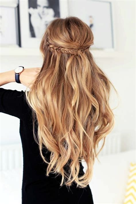 This hairstyle makes the straight locks look simple yet astonishing. 45 Easy Half Up Half Down Hairstyles for Every Occasion