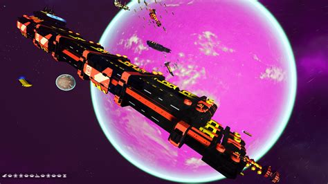 Rhea (jump freighter worth 7.5bil isk) survives an attack from 100 coercer gank fleet during burn jita event on perimeter gate. Red, black and yellow system freighter in front of a pink planet. Another type in background ...