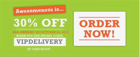 Orderitca 30 Off Any Delivery Order Until October 24th Canadian