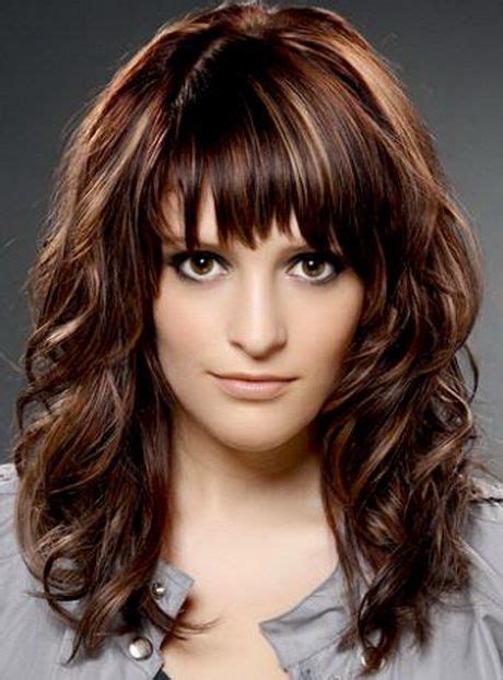 When wavy hair is amped up with. Haircuts with Wispy Bangs | layered wispy bangs hairstyle ...