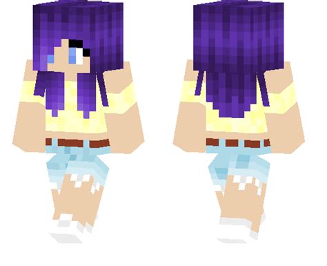 Minecraft Girl Skins With Purple Hair