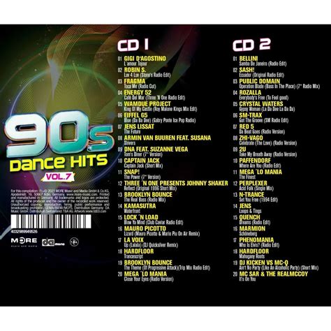 90s Dance Hits Vol7 2 Cds Jpc