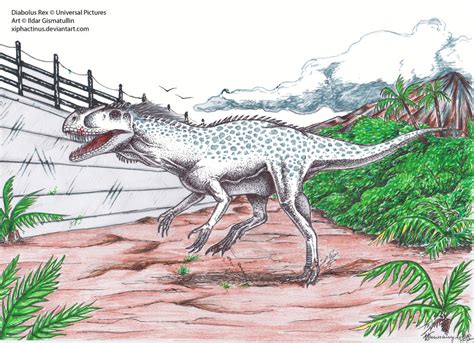 Jurassic World Diabolus Rex By Xiphactinus On Deviantart