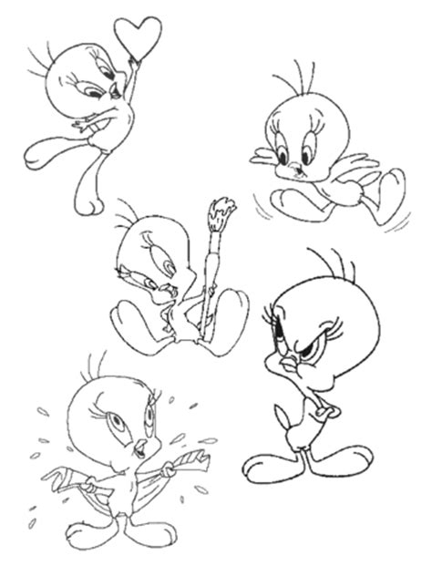 Check spelling or type a new query. Tweety Looney Tunes Coloring page | SuperColoring.com