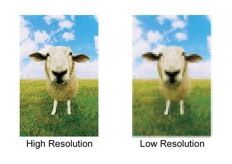 Difference Between High Resolution And Low Resolution Images The Meta