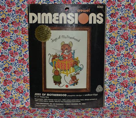 1980s Dimensions Crewel Kit Embroidery Wool Yard Wallace Tripp