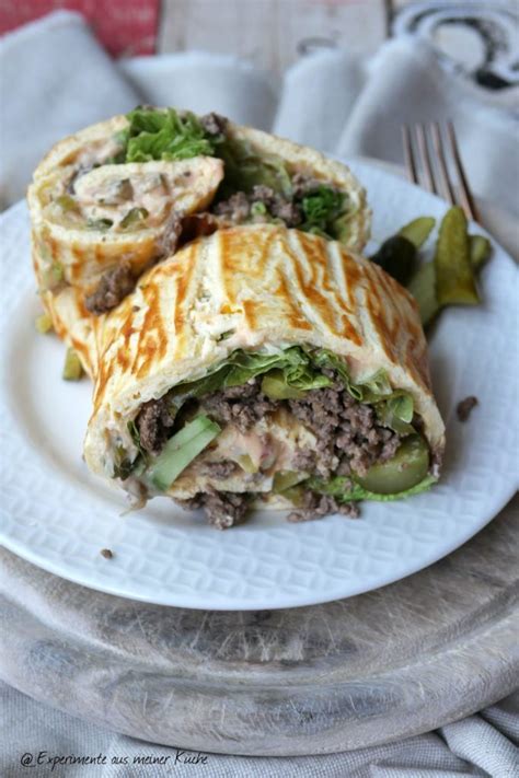 Low Carb Big Mac Rolle
