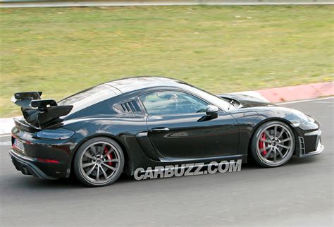 Hardcore Porsche Cayman GT RS Spied With Huge Rear Wing CarBuzz
