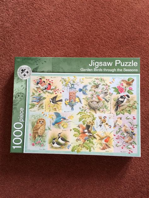 1000 Piece Jigsaw Puzzle Garden Birds Through The Seasons In Trafford