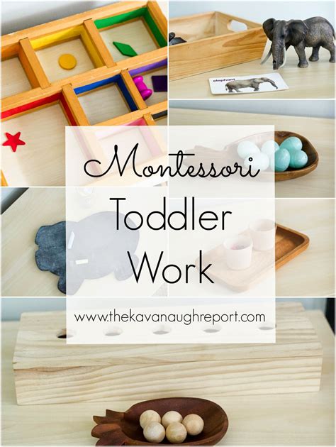 Toddler Work Toddlers In A Homeschool Classroom