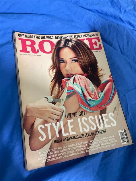 Rogue Magazine Hindy Weber Tantoco Hobbies Toys Books Magazines Magazines On Carousell