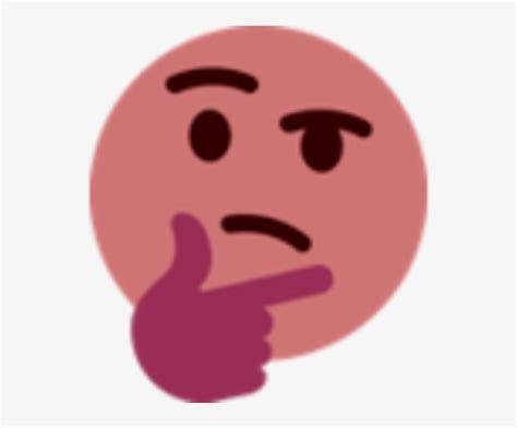 Thinking Face Emoji Know Your Meme Discord Thinking Emoji Original My