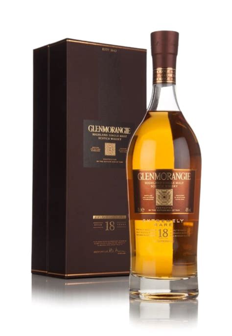 glenmorangie 18 year old extremely rare whisky 70cl master of malt