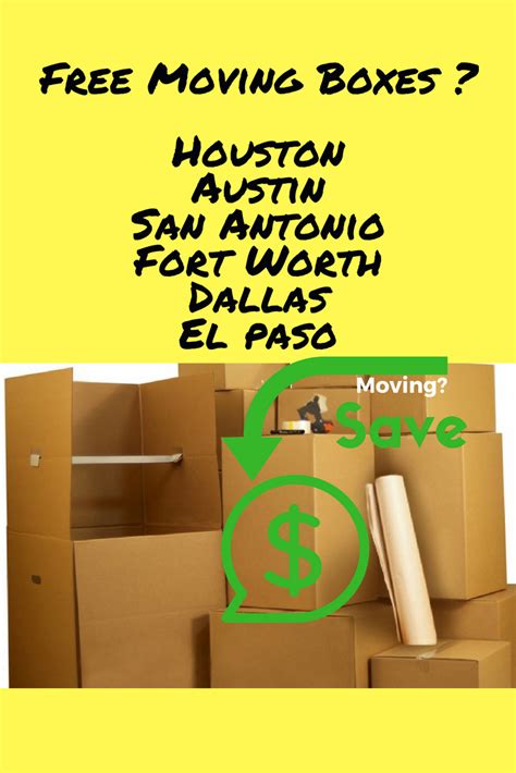 Free Moving Boxes In Texas Find Out How You Can Get Moving Box Rebates