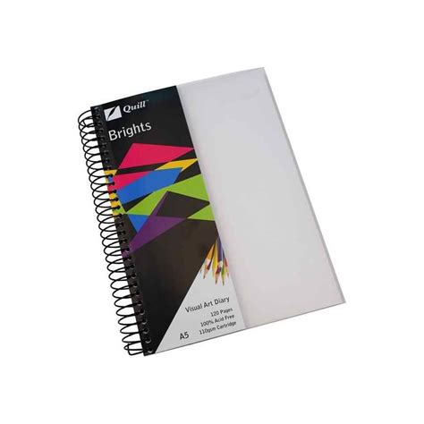 Cos Visual Arts Diary A5 110gsm 120pg Frost