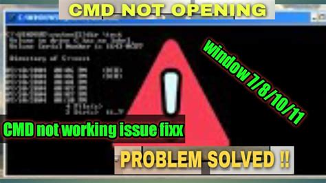 How To Fix Cmd Command Prompt Not Working In Window 81011 By 3 Ways