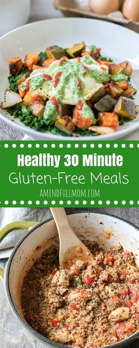 Easy Healthy Gluten Free 30 Minute Meals: Family Approved ...