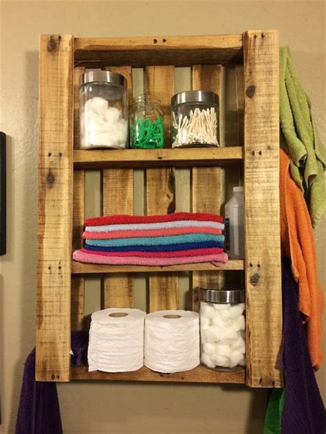 Pallet Towel Rack Toilet Roll Holder For Bathroom Pallet Wood Projects
