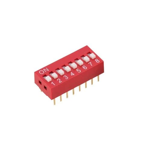 Dip Switch 8p Interruptor De 8 Posiciones