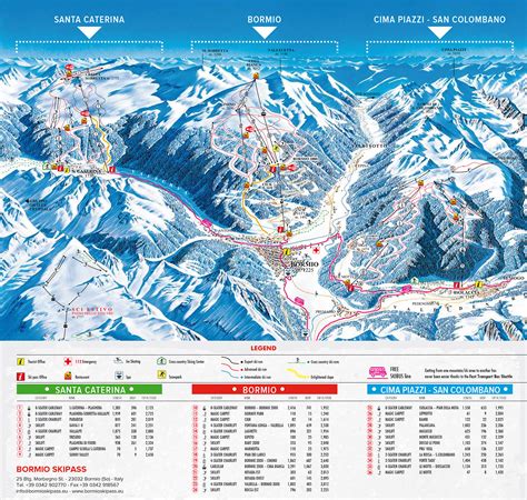 Bormio Ski Pass Map