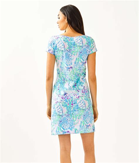 Lilly Pulitzer Marlowe Boatneck T Shirt Dress In Blue Lyst