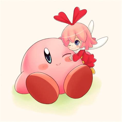Kirby And Ribbon Again By Chelostracks On Deviantart Kirby Kirby Art