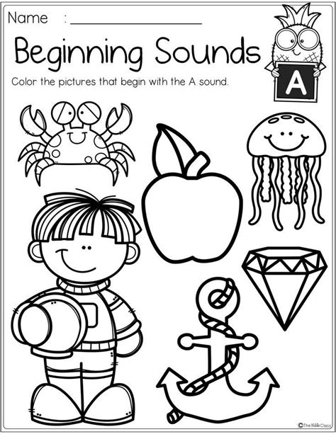 Free Alphabet Beginning Sounds Printables Beginning Sounds Worksheets