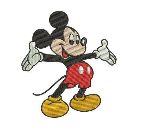This mickey mouse peppermint candy embroidery design digitized and very high quality. Mickey Mouse Full Filled Embroidery Design Mickey Walt Disney