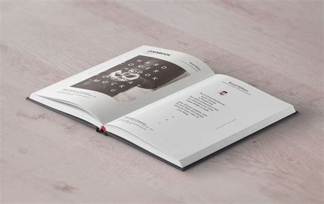 Psd Open Hardcover Book Mockup Css Author