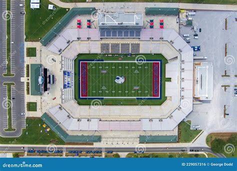 Aerial View Of The University Of South Alabama Football Stadium