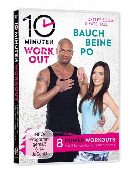 10 minuten, 20 übungen, keine pause! 10 Minuten Workout - Bauch Beine Po (DVD)