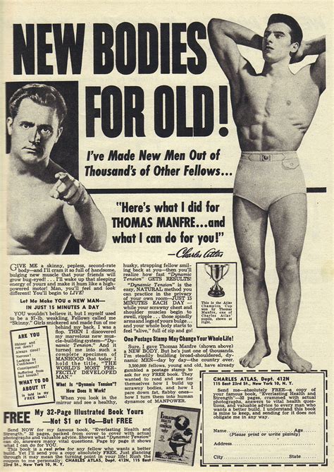 vintage bodybuilding ads of yesteryear ~ kuriositas