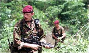 Uk 21 sas posing for a photo on operations : BBC News | UK | Malaria strikes British troops