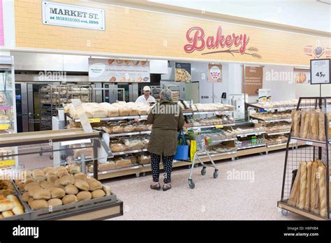 Interior Of A Morrisons Supermarket Bakery Stock Photo Royalty Free