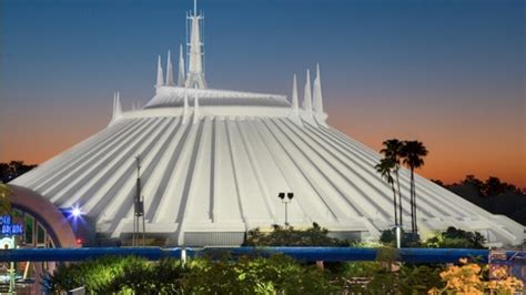 Catch A Rare Glimpse Of Space Mountain With The Lights On