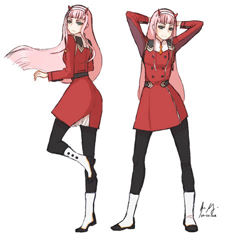 By Sterrrcore Art Darling In The Franxx Zero Two Darling In The