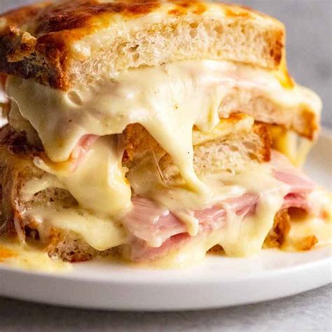 Croque Monsieur The Ultimate Ham And Cheese Sandwich Recipetin Eats