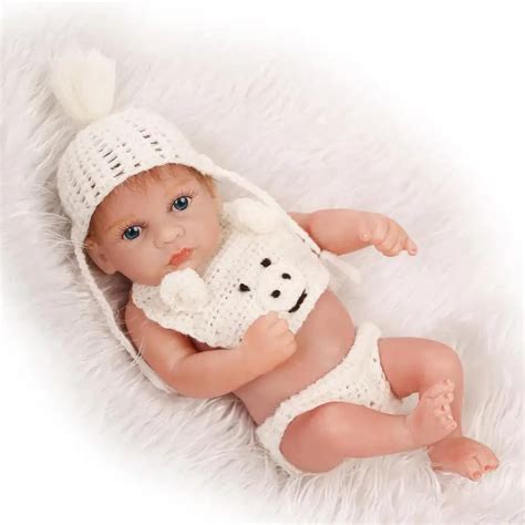 Npk 26cm Full Silicone Reborn Baby Boy Dolls Real Baby Alive Dolls Mini
