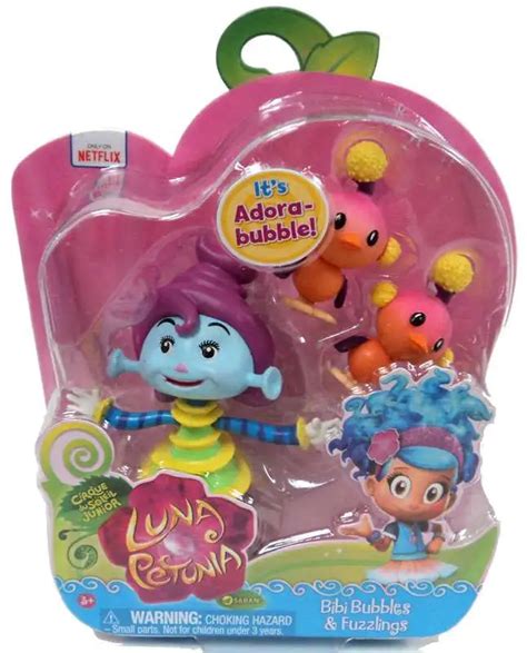 Luna Petunia Bibi Bubbles Fuzzlings Mini Figure 2 Pack Funrise Toywiz