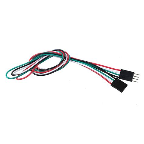 10pcs dupont 4 pin male to female extension wire cable for arduino 50cm in connectors from
