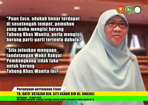 Tandatangan Adun Pembangkang Kedah Tak Laku Untuk Tabung Khas Wanita