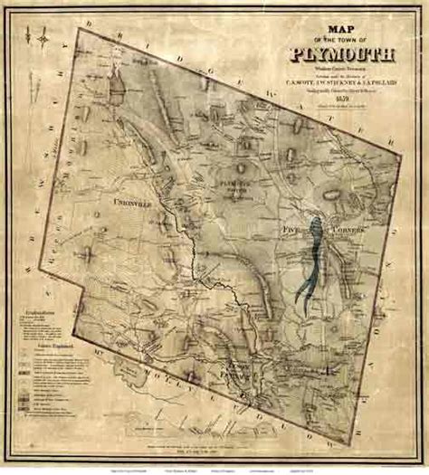 Windsor County Vermont Maps