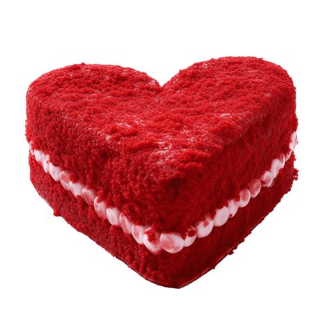 Valentine Day Concept Heart Shaped Cake Png Rose Png